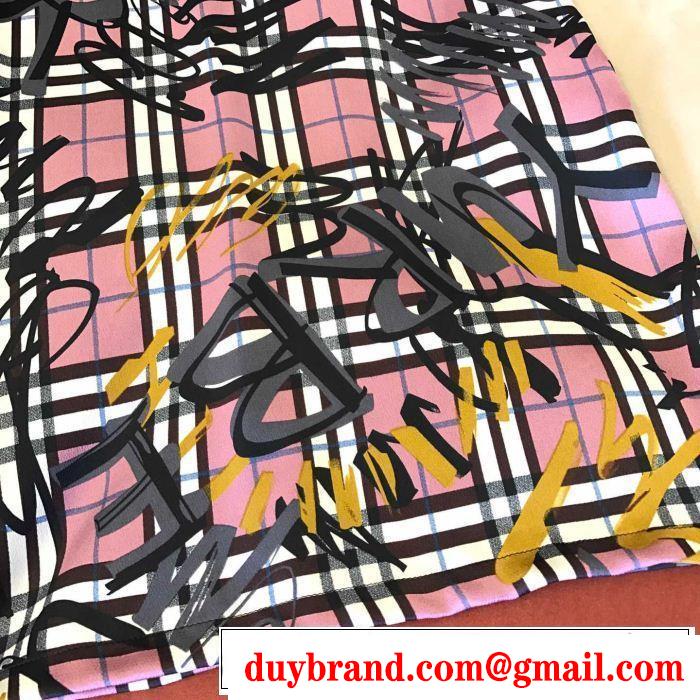 2019年の夏のマスト 高級感が好評です 海外セレブは大人気 バーバリー BURBERRY ワンピース 2色可選
