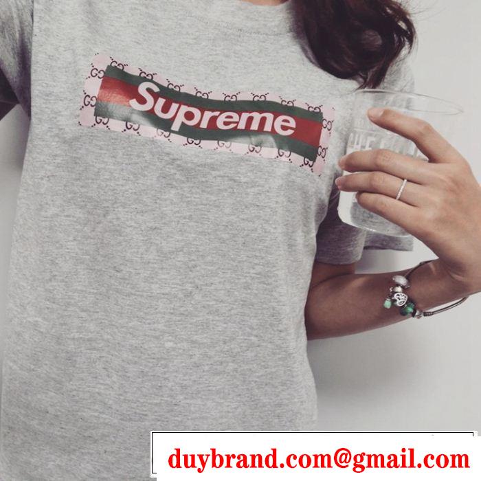 2019SSのトレンド商品 おしゃれデザインも大人気 シュプリーム SUPREME 半袖Tシャツ 3色可選