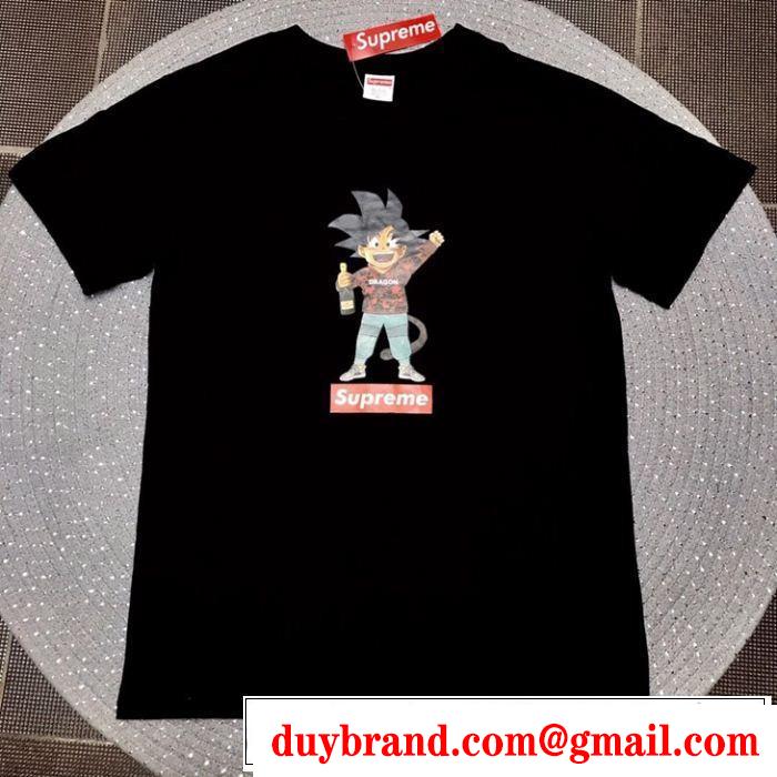 3色可選 2019春夏も引き続きトレンド きれいめ派に上質 シュプリーム SUPREME 半袖Tシャツ