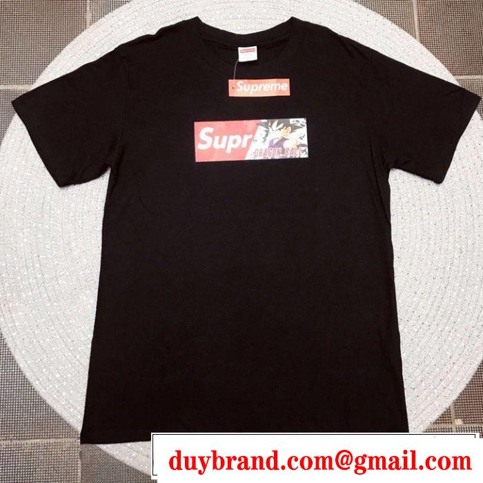 SUPREME 半袖Tシャツ 3色可選 2019年の夏のマスト おすすめ大人かわいい着こなし シュプリーム