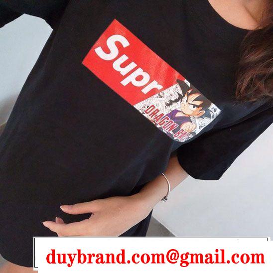 SUPREME 半袖Tシャツ 3色可選 2019年の夏のマスト おすすめ大人かわいい着こなし シュプリーム