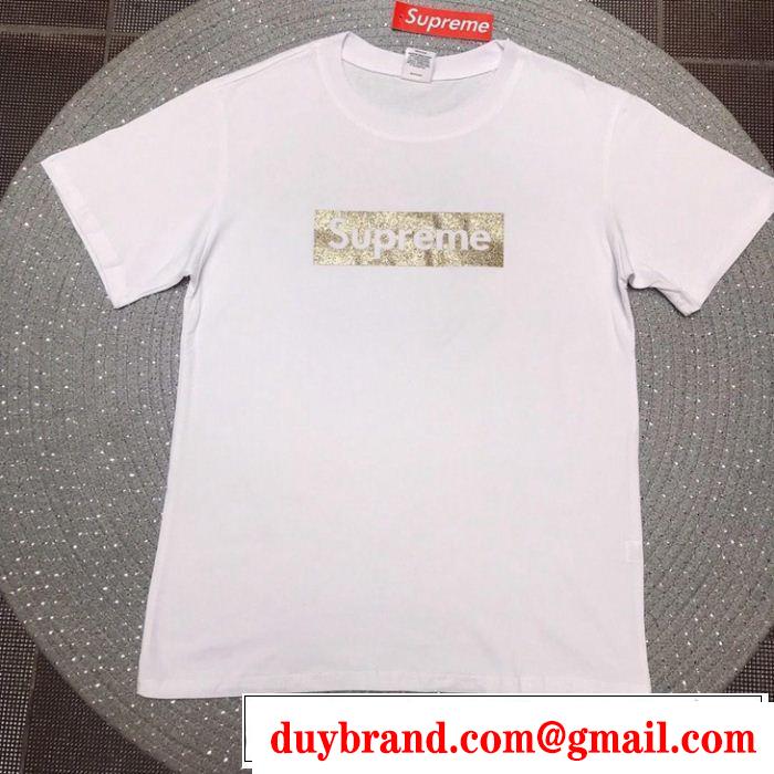 半袖Tシャツ 2色可選 2019年春夏シーズンの人気 きちんと感をプラス シュプリーム SUPREME