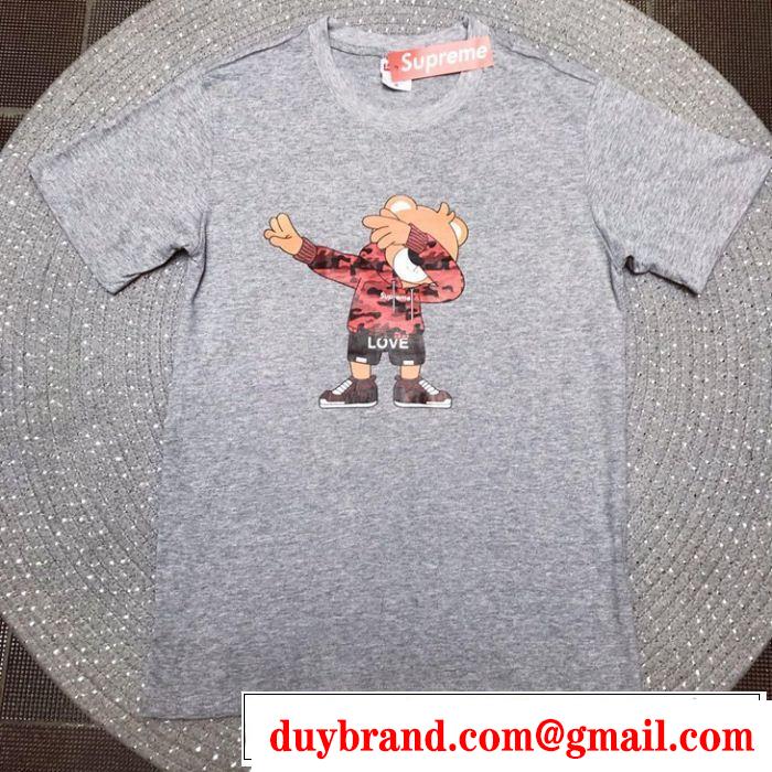 シュプリーム SUPREME 半袖Tシャツ 3色可選 2019年最新ファッション キレイめ感が強い