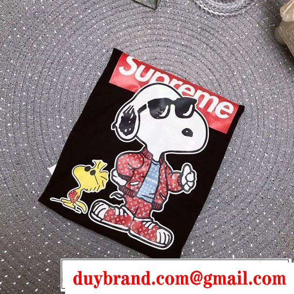 SUPREME 半袖Tシャツ 3色可選 2019夏ファション新品 カジュアルを一歩大人に シュプリーム