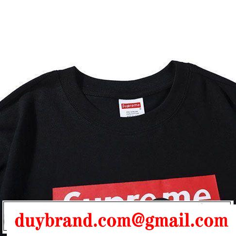 シュプリーム SUPREME 半袖Tシャツ 2色可選 2019年の春夏に着たい グッと大人っぽい印象に