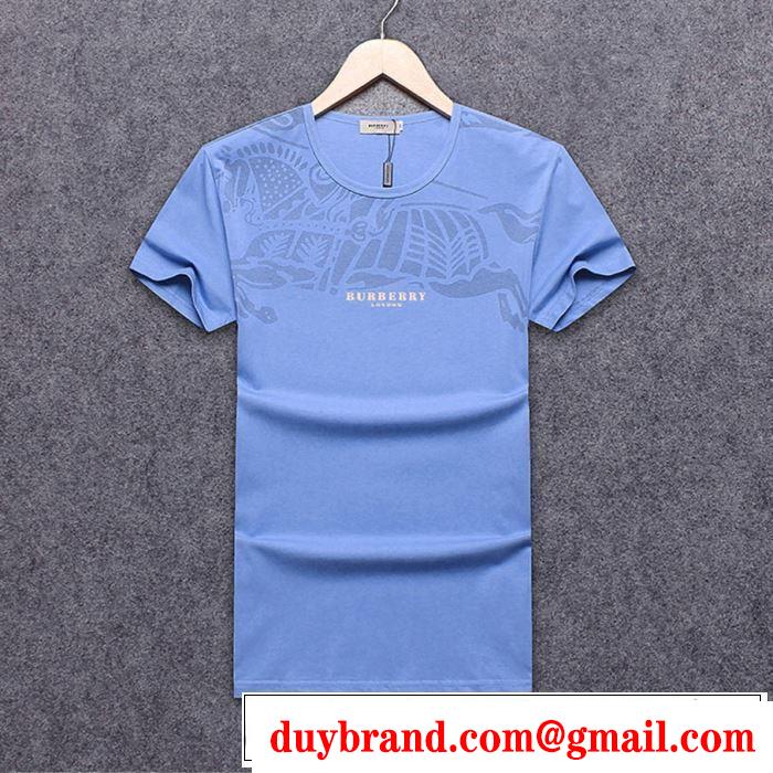 3色可選 2019SSのトレンド商品 風通しのよい バーバリー BURBERRY Tシャツ/ティーシャツ