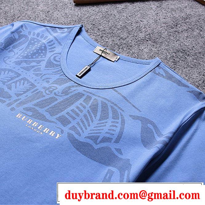 3色可選 2019SSのトレンド商品 風通しのよい バーバリー BURBERRY Tシャツ/ティーシャツ
