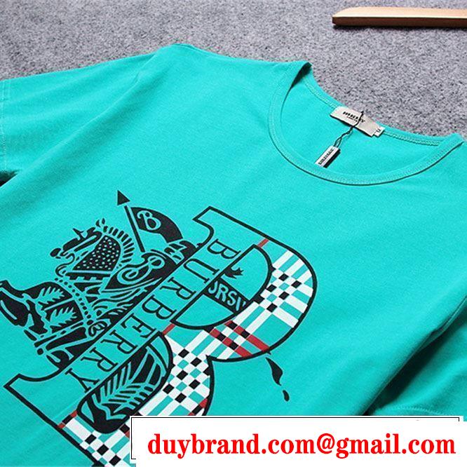 2019春夏トレンドアイテム 爽やかさ バーバリー BURBERRY Tシャツ/ティーシャツ 3色可選