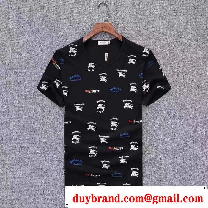 BURBERRY Tシャツ/ティーシャツ 3色可選 2019春夏は人気定番 サラサラの着心地 バーバリー