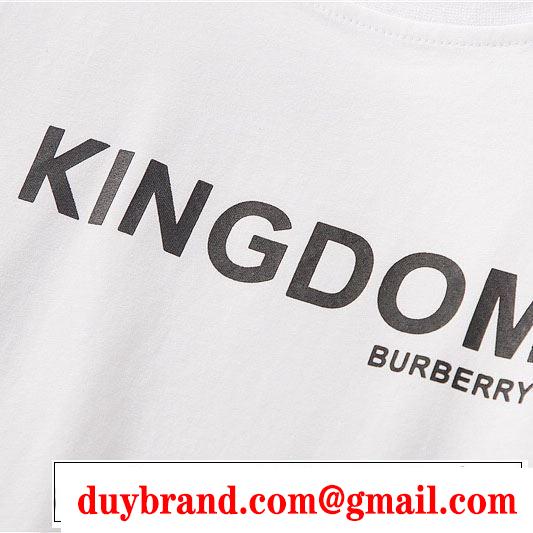 クラシカルな雰囲気 バーバリー BURBERRY Tシャツ/ティーシャツ 2色可選 2019即旬な装いに
