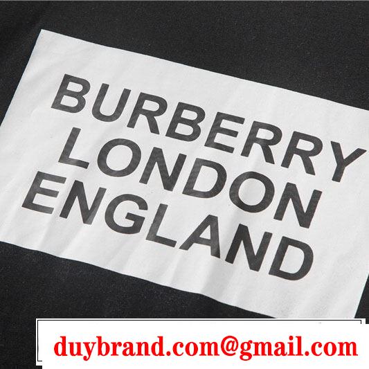 バーバリー BURBERRY Tシャツ/ティーシャツ 2色可選 2019年の夏のマスト スタイルを綺麗に