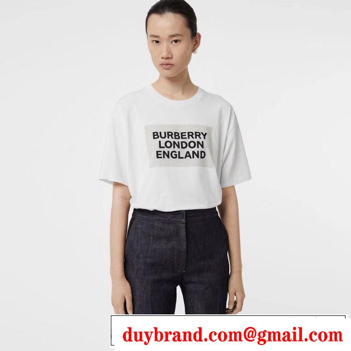 バーバリー BURBERRY Tシャツ/ティーシャツ 2色可選 2019年の夏のマスト スタイルを綺麗に