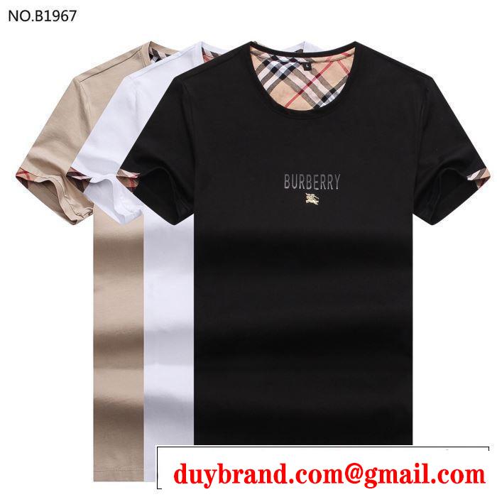 Tシャツ/ティーシャツ 3色可選 2019SSのトレンド商品 春夏らしい華やか バーバリー BURBERRY