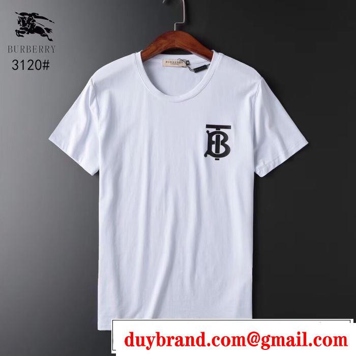Tシャツ/ティーシャツ 2色可選 2019春夏も引き続き人気セール 知的優秀アイテム バーバリー BURBERRY