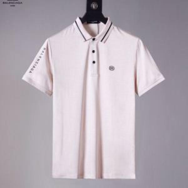 Balenciaga Balenciaga tay áo ngắn T -Shirt 2 Lựa chọn màu 《2019》 Bây giờ, đường phố thời trang phổ biến