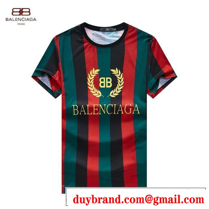 2019年春夏シーズンの人気 大人の可愛さを引き立て BALENCIAGA バレンシアガ 半袖Tシャツ 2色可選