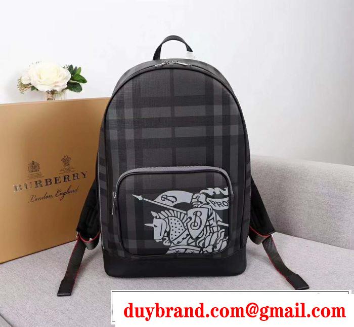 リュック 大人カジュアル夏ファッション2019 春夏シンプルファッションでOK！  バーバリー BURBERRY