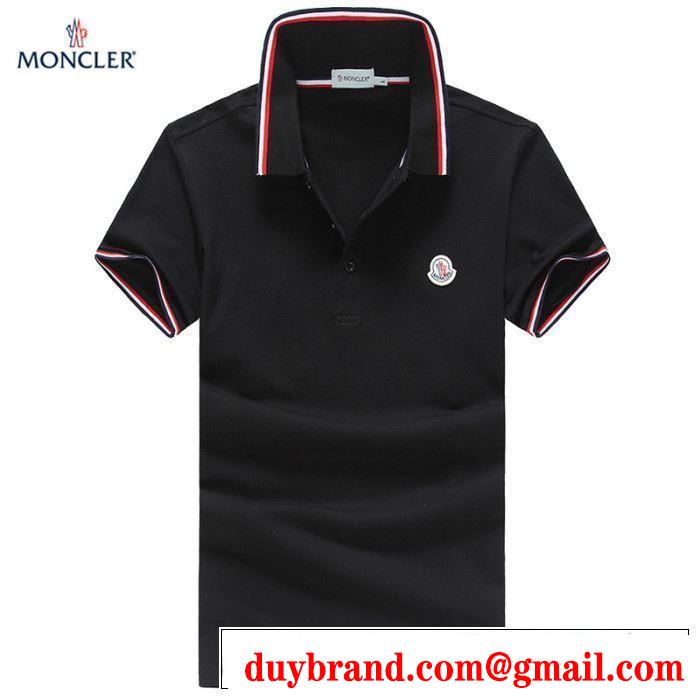 MONCLER Tシャツ/ティーシャツ 4色可選 《2019年》今、注目のストリート カジュアルさ モンクレール
