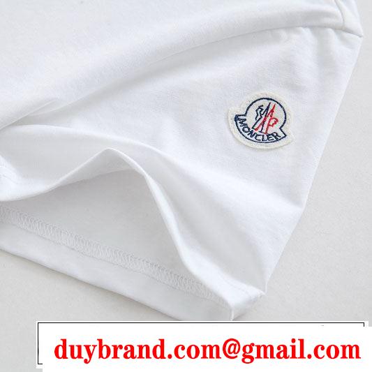 MONCLER Tシャツ/ティーシャツ 4色可選 2019春夏の大注目トレンド カジュアルを一歩大人に モンクレール