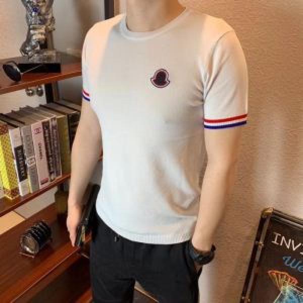 Moncler moncler t -shirt/áo phông 2 lựa chọn màu 2019 Đơn giản nhưng sắc nét