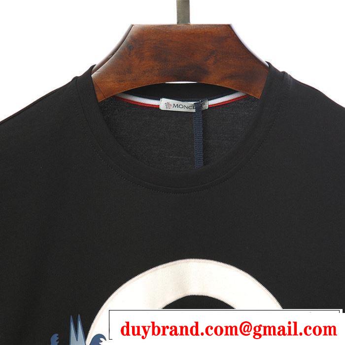 モンクレール MONCLER Tシャツ/ティーシャツ 2色可選 2019夏ファション新品 オシャレ印象で人気の高い