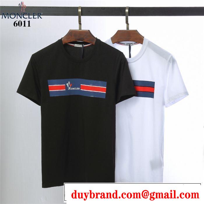 2019年の春夏に着たい おすすめな大人のトレンド モンクレール MONCLER Tシャツ/ティーシャツ 2色可選