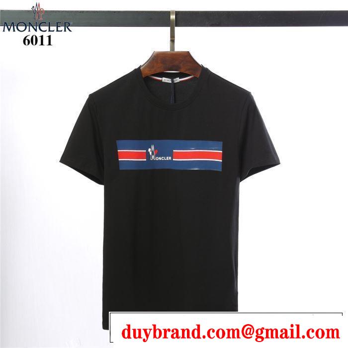 2019年の春夏に着たい おすすめな大人のトレンド モンクレール MONCLER Tシャツ/ティーシャツ 2色可選