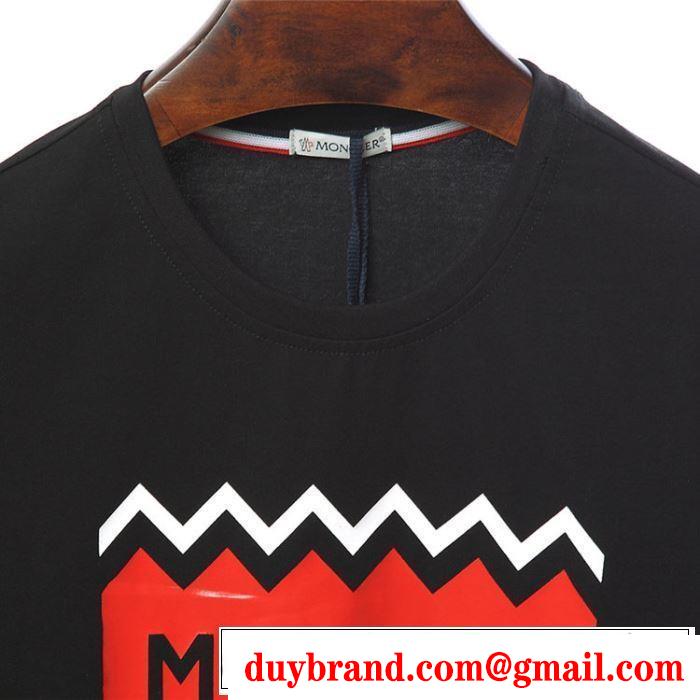 春夏らしい華やか モンクレール MONCLER Tシャツ/ティーシャツ 2色可選 《2019年》今、注目のストリート