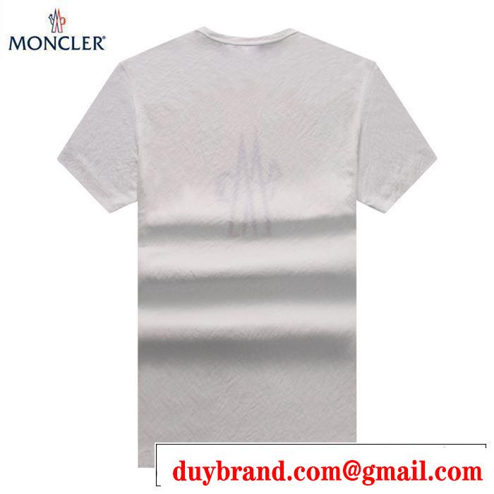 スタイルUPして着こなす モンクレール MONCLER Tシャツ/ティーシャツ 2色可選 2019SSのトレンド商品