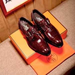 Bạn có thể tạo ra một bầu không khí nổi bật! 17SS Hermes Hermes Business Shoes 2 Color Select_Hermes_ Thương hiệu giá rẻ 