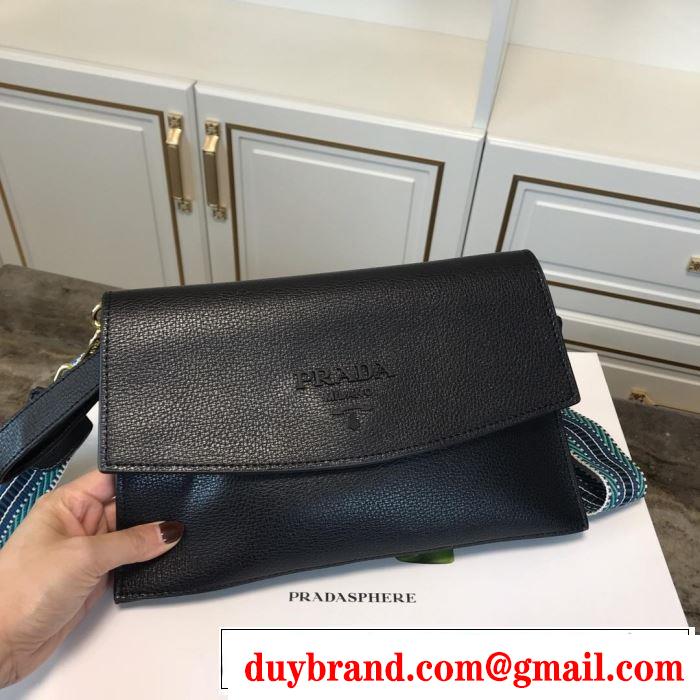 今年春夏ファション流行り プラダ PRADA 斜め掛けバッグ 4色可選 2019春夏も引き続きトレンド