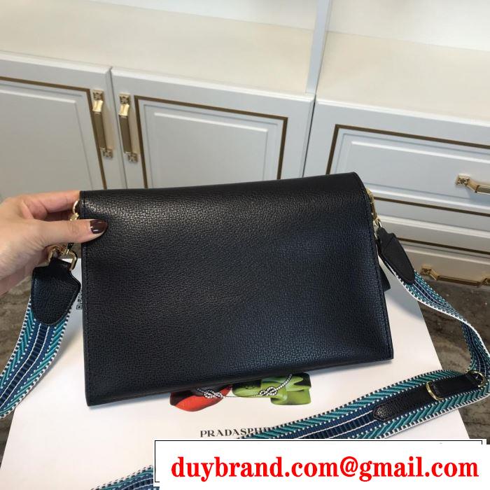 今年春夏ファション流行り プラダ PRADA 斜め掛けバッグ 4色可選 2019春夏も引き続きトレンド