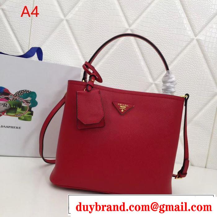 プラダ PRADA ハンドバッグ 4色可選 2019春夏は人気定番 最新のトレンドブランド人気的