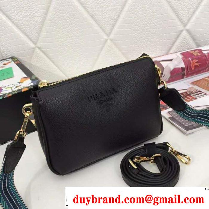 斜め掛けバッグ 4色可選 季節をまたい新作アイテム 2019夏ファション新品 プラダ PRADA