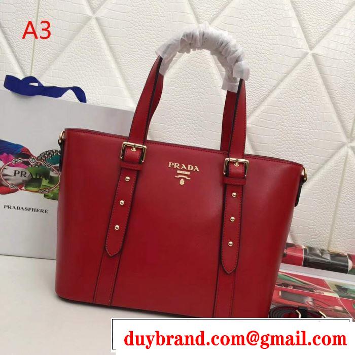 2019年春夏流行ファッション 大人の可愛さを引き立て プラダ PRADA ハンドバッグ 4色可選