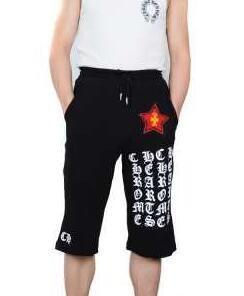 Chrome Hearts Sale giá rẻ Quần Sweat Quần Black Chrome Hearts Quần ngắn Đàn ông _ Chrome Hearts Chrome Hearts_ Thương hiệu giá rẻ (Lớp lớn nhất của )