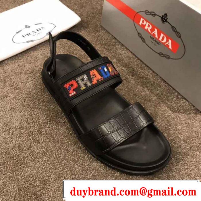 夏先に大活躍する プラダ PRADA  《2019年》今、注目のストリートサンダル春夏らしい爽やかさ