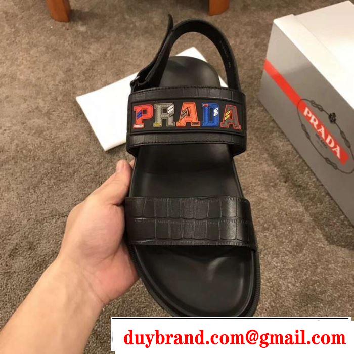 夏先に大活躍する プラダ PRADA  《2019年》今、注目のストリートサンダル春夏らしい爽やかさ
