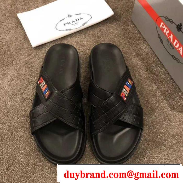 デザイン抜群のアイテム プラダ PRADA 爽やかカジュアル人気 サンダル2019春夏は人気定番