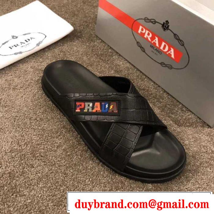 デザイン抜群のアイテム プラダ PRADA 爽やかカジュアル人気 サンダル2019春夏は人気定番