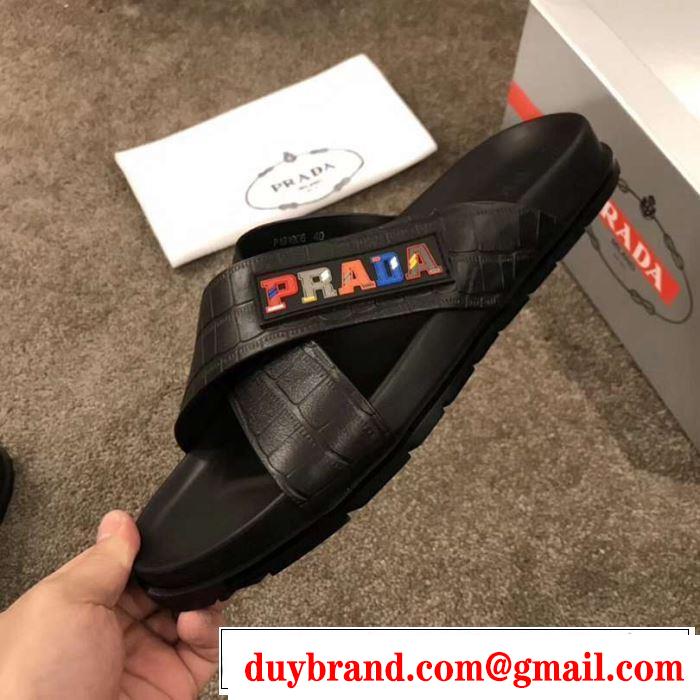 デザイン抜群のアイテム プラダ PRADA 爽やかカジュアル人気 サンダル2019春夏は人気定番