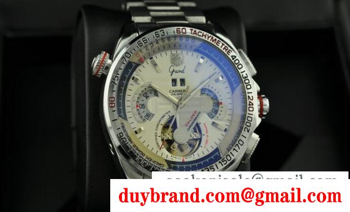 機械式の自動巻きタグホイヤー カレラ スーパーコピー シルバーチエーン 限定特価のtag heuerメンズ腕時計