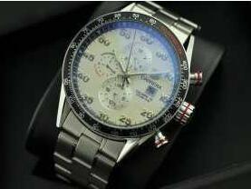 Thẻ ném bom giá đặc biệt lớn giá rẻ Công thức 1 Chronograph Tag Tag Tag Day Hiển thị Silver nam Watch_tag Hey Tag Heuer_ Thương hiệu giá rẻ (Lớp lớn nhất của )