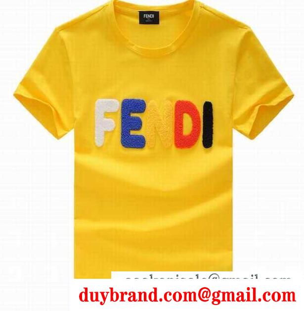 日本最大級の商品フェンディtシャツメンズ fendi 活躍できる半袖tシャツ