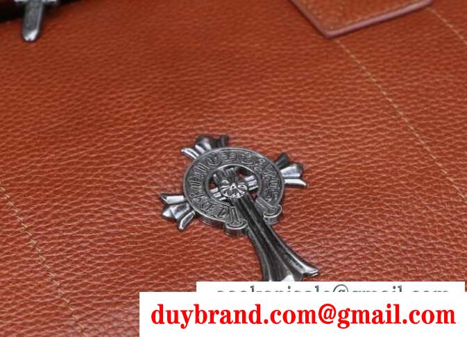 SGLスパイク chrome hearts クロムハーツ バッグ レディース ショルダーバッグ chクロス ラージクロス ブラウンとブラック色の数量限定安い女性ハンドバッグ