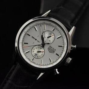 Tag GOOING CLOCK Đàn ông ném bom giá rẻ Tag Winding Tag Heuer Watch Car2110fc6266 Bạc quay số 5 Hole Black Belt Watch_ Tag Hoen Tag Heuer_ Thương hiệu giá rẻ 