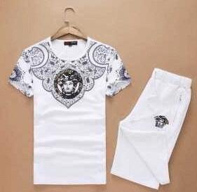 Áo Versace Đen và Đen Giá rẻ Giá đặc biệt Versace Jeans Crew T -Sshirt Short Sleeve _ Versace Versace