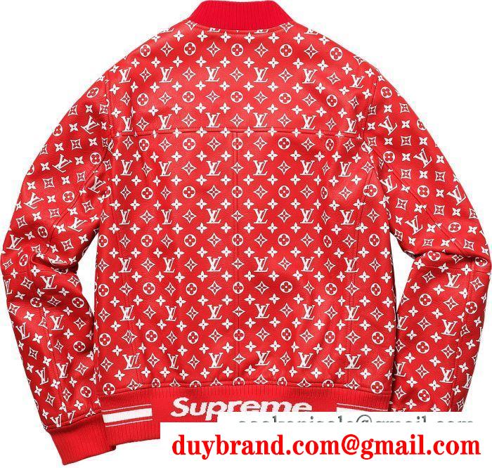 ファッションシュプリームルイヴィトンコラボモノグラムボンバージャケットSupreme x louis vuittonスタジャン