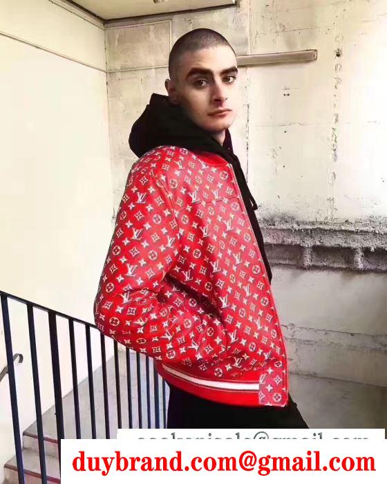 ファッションシュプリームルイヴィトンコラボモノグラムボンバージャケットSupreme x louis vuittonスタジャン