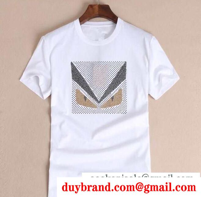 手頃な価格 フェンディ 偽物 人気の高い fendi 半袖tシャツ 2色可選
